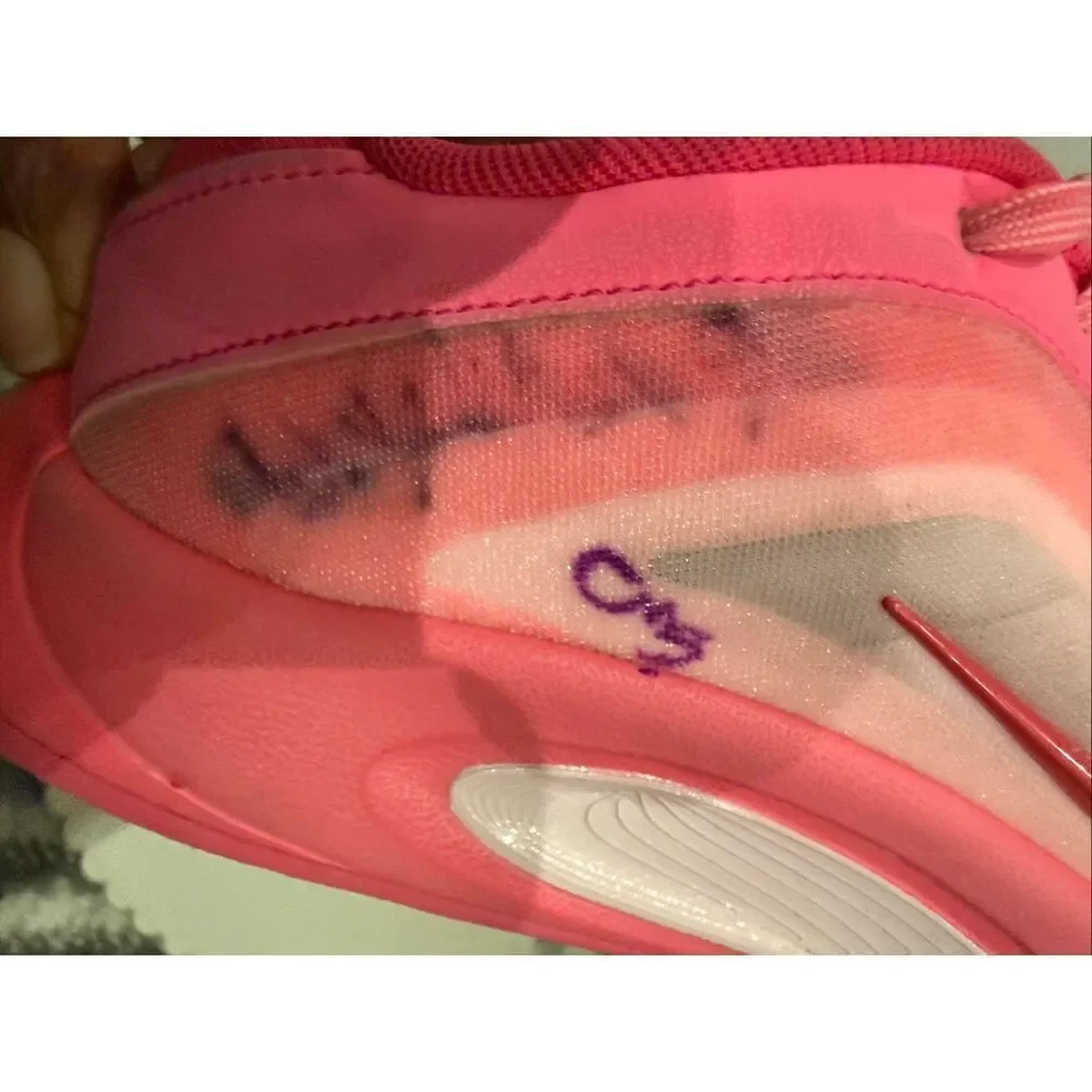 Nike Kid's A'ja Wilson A'One GS Basketball Sneakers Shoes Pink Size 5Y